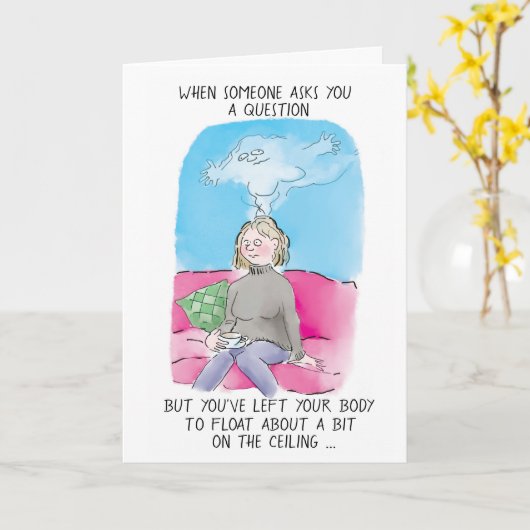 Menopause-Karte Karte (Gelbe Blume)