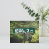 Menopause Lane Postkarte (Stehend Vorderseite)