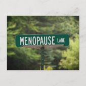 Menopause Lane Postkarte (Vorderseite)
