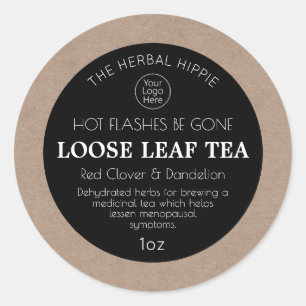 Menopause Loose Labels für Kräutertee Runder Aufkleber