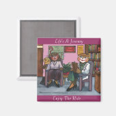 Menopause-Magnet mit Meldung Magnet (Vorderseite/Rückseite)