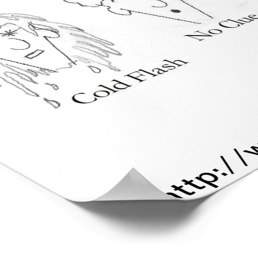 Menopause Moods Poster (Ecke)