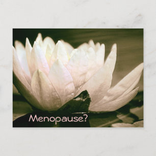Menopause Postkarte