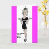 MENOPAUSE SPASS KARTE (Gelbe Blume)