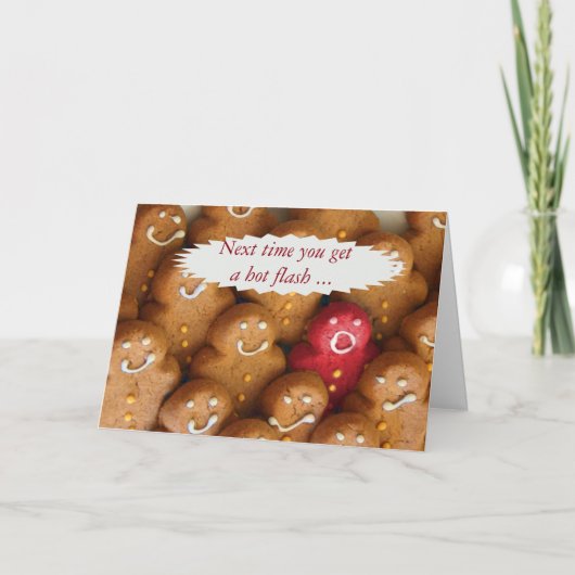 Menopause-Support-Grußkarte Karte (Vorderseite)