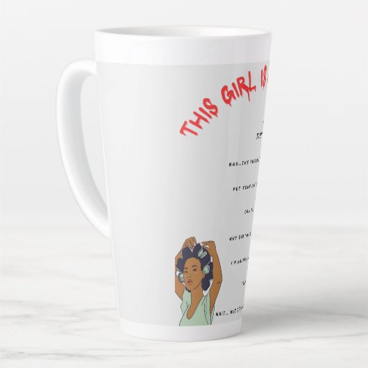 Menopause-Tasse Milchtasse (Linke Ecke)