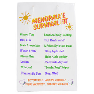 Menopause Überlebenskit-Beutel Mittlere Geschenktüte