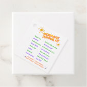 Menopause Überlebenskit-Tag Geschenkanhänger (Beispiel)