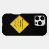 Menopause-Warnung iPhone Hülle (Rückseite (Horizontal))
