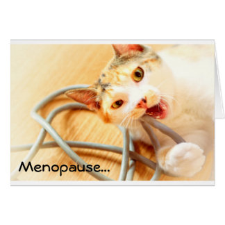 Menopause, was könnte schiefgehen Karte