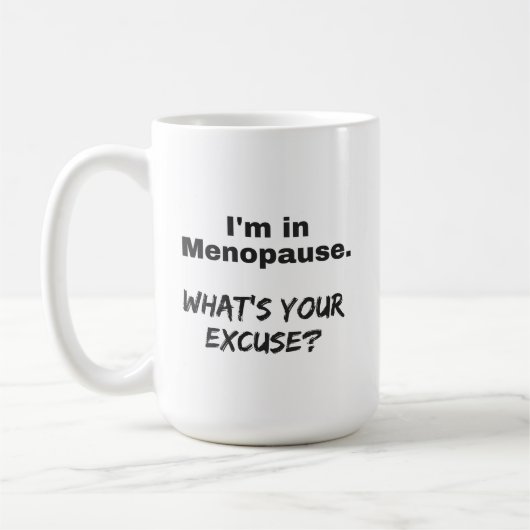 Menopausen-Kaffee-Tasse - was ist Ihre Kaffeetasse (Links)