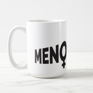 Menopodcast Logo-Tasse - 15 Unze Kaffeetasse