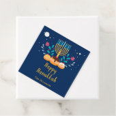 Menora Chanukka-Party  Geschenkanhänger (Beispiel)
