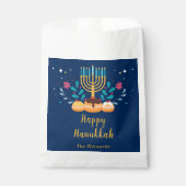 Menora Chanukka-Party Geschenktütchen (Vorderseite)