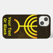 Menora-Flamme iPhone Hülle (Rückseite (Horizontal))