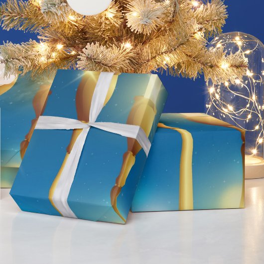 Menorah Candlesticks Geschenkpapier