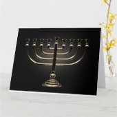 Menorah Casting Karte (Gelbe Blume)