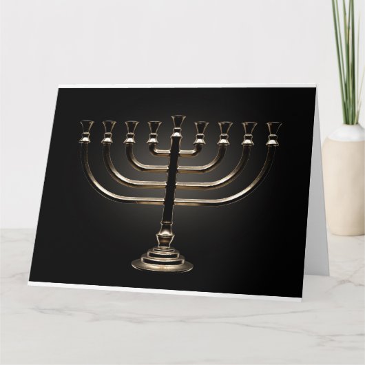 Menorah Casting Karte (Vorderseite)