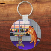 Menorah Cat Schlüsselanhänger (Vorderseite)