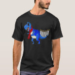 Menorah Chanukah Hanukkah Dinosaur Juden T-Shirt<br><div class="desc">Menorah Chanukah Hanukkah Dinosaur Juden</div>