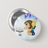 Menorah Engel Button (Vorne & Hinten)