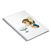 Menorah Engel Notizblock (Rechte Seite)