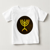 Menorah Flame Baby T-shirt (Vorderseite)