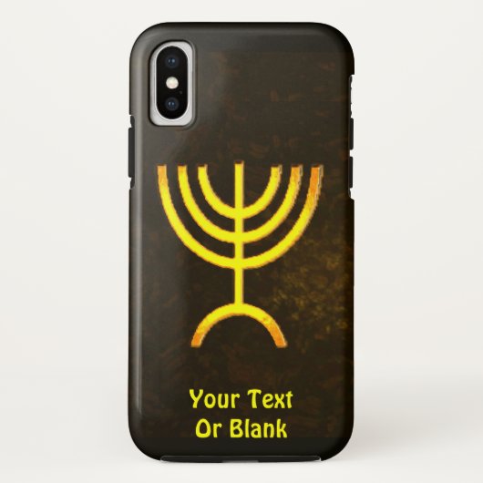 Menorah Flame Case-Mate iPhone Hülle (Rückseite)
