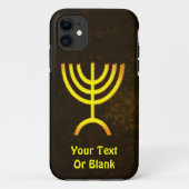 Menorah Flame Case-Mate iPhone Hülle (Rückseite)