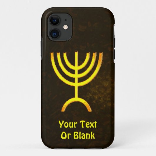 Menorah Flame Case-Mate iPhone Hülle (Rückseite)