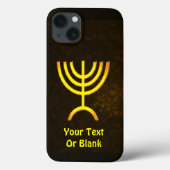 Menorah Flame Case-Mate iPhone Hülle (Rückseite)