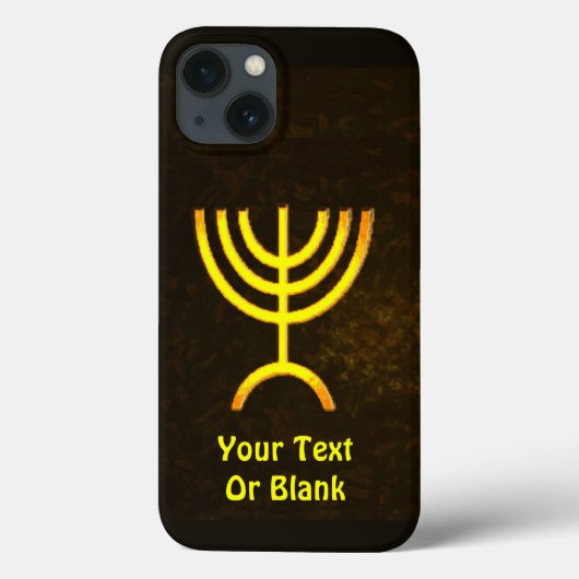 Menorah Flame Case-Mate iPhone Hülle (Rückseite)