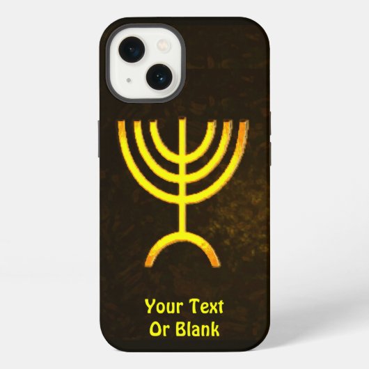 Menorah Flame Fall-Mate iPhone Fall Hülle (Rückseite)