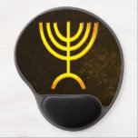 Menorah Flame Gel Mousepad<br><div class="desc">Eine digitale Darstellung der jüdischen siebenverzweigten Menorah (Hebräisch: מְ נ וֹ רָ ‎). Die siebenverzweigte Menorah, die im tragbaren Set von Moses in der Wildnis und später im Tempel in Jerusalem verwendet wird, ist seit der Antike ein Symbol des Judentums und das Emblem des modernen Staat Israel. Der Kohanim zündete...</div>