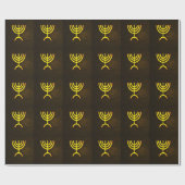 Menorah Flame Geschenkpapier (Flach)