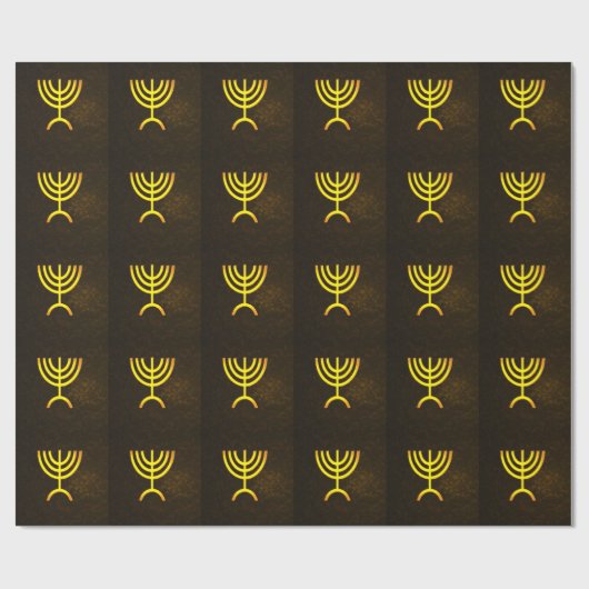 Menorah Flame Geschenkpapier (Flach)