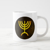 Menorah Flame Jumbo-Tasse (Rechts)