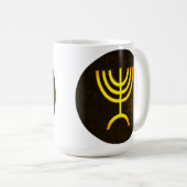 Menorah Flame Kaffeetasse (VorderseiteRechts)