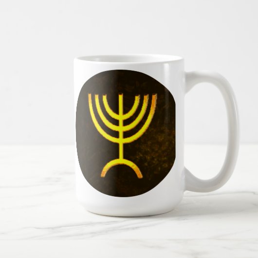 Menorah Flame Kaffeetasse (Rechts)