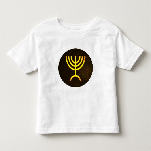 Menorah Flame Kleinkind T-shirt (Vorderseite)