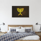 Menorah Flame Leinwanddruck (Insitu (Schlafzimmer))