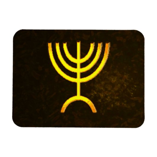 Menorah Flame Magnet (Horizontal)