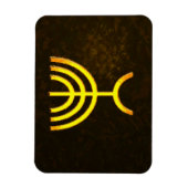 Menorah Flame Magnet (Vertikal)