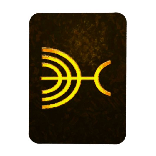 Menorah Flame Magnet (Vertikal)