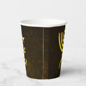 Menorah Flame Paper Cups Pappbecher (Rechts)