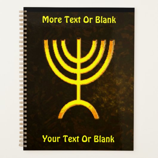 Menorah Flame Planer (Vorderseite)