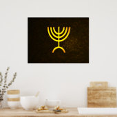 Menorah Flame Poster (Küche)