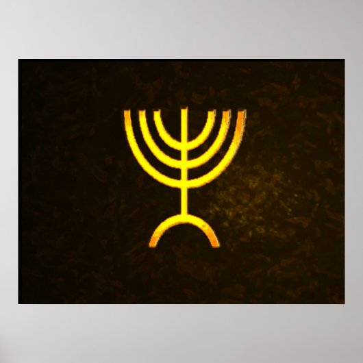 Menorah Flame Poster (Vorne)