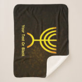 Menorah Flame Sherpadecke (Vorderseite)
