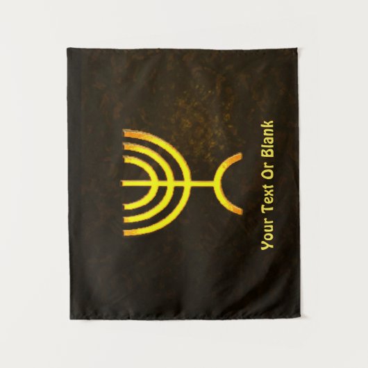 Menorah Flame Wandteppich (Vorderseite)